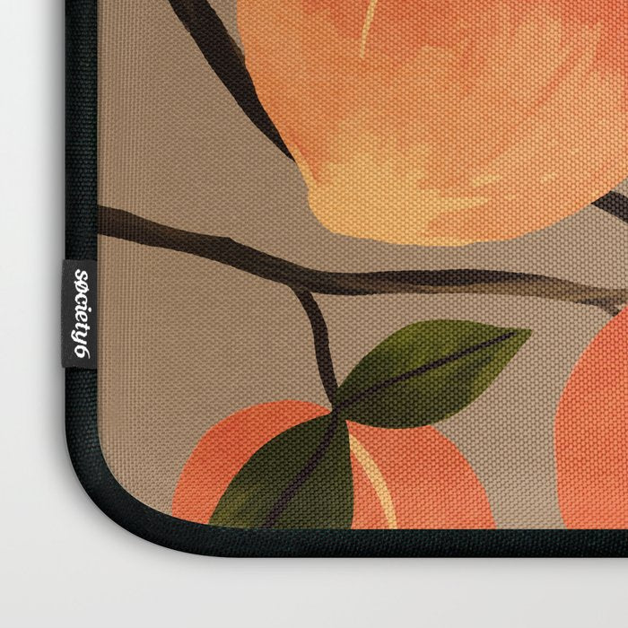 Peaches Botanical Art 2 Laptop Sleeve Gallery Image 3
