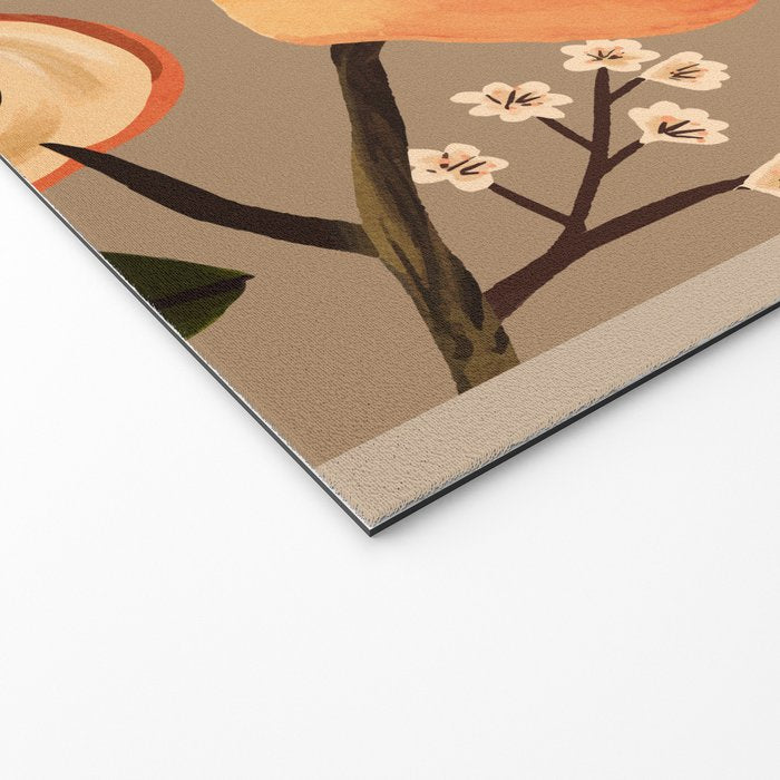 Peaches Botanical Art 2 Welcome Mat Gallery Image 2