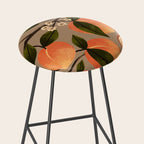 Peaches Botanical Art 2 Stool Gallery Image 2