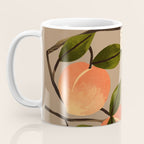 Peaches Botanical Art 2 Coffee Mug Gallery Image 3