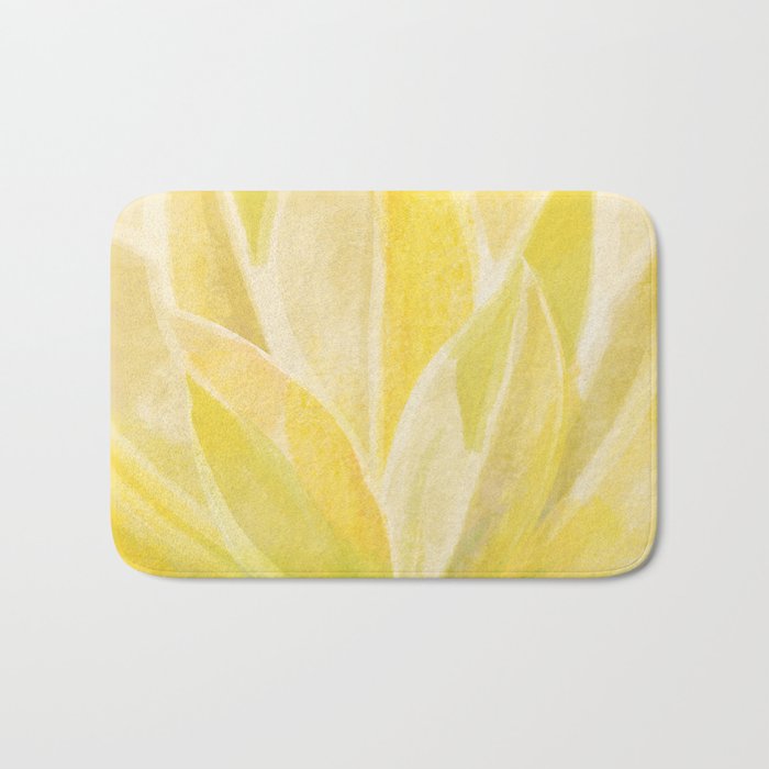 Golden Lotus Detail Bath Mat Gallery Image 1