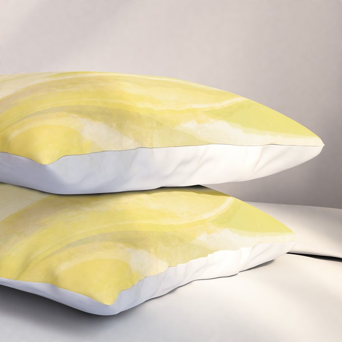 Golden Lotus Detail Pillow Sham Gallery Image 3