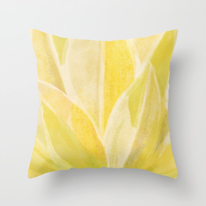 Golden Lotus Detail Throw Pillow Gallery Image 6