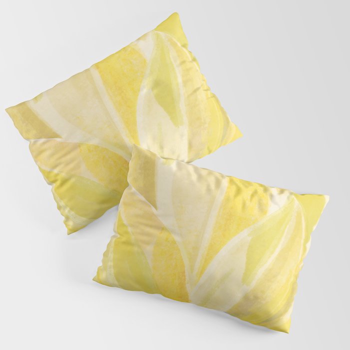Golden Lotus Detail Pillow Sham Gallery Image 3
