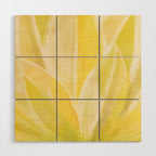 Golden Lotus Detail Wood Wall Art Gallery Image 1