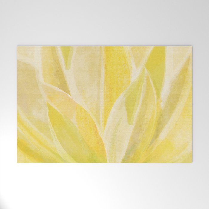 Golden Lotus Detail Welcome Mat Gallery Image 1