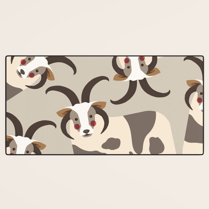 Jacob Sheep Animal Portrait Desk Mat Gallery Image 3