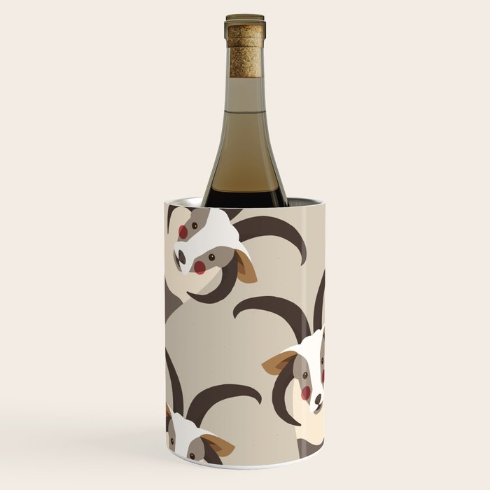 Jacob Sheep Animal Portrait Wine Chiller Gallery Image 2