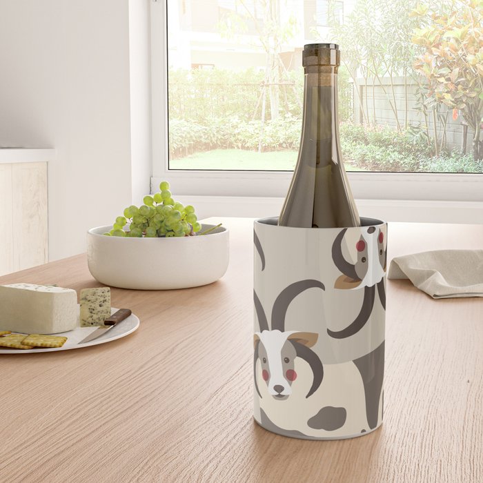 Jacob Sheep Animal Portrait Wine Chiller Gallery Image 4