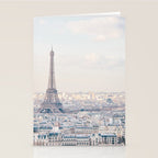Paris Skyline, Eiffel Tower View, Travel Photography Stationery Card Gallery Image 2