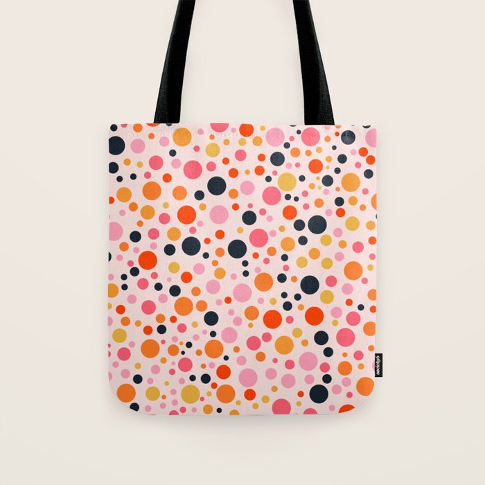 Bubbles: PATTERN 09 | The Peach Edition Tote Bag Gallery Image 1