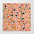 Bubbles: PATTERN 09 | The Peach Edition Wood Wall Art Gallery Image 1