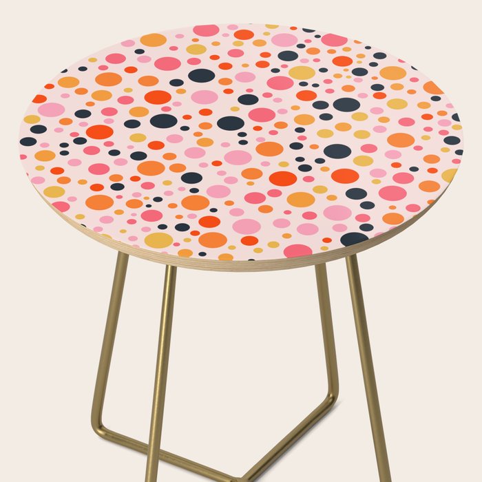 Bubbles: PATTERN 09 | The Peach Edition Side Table Gallery Image 2