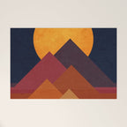 Full moon and pyramid Welcome Mat Gallery Image 1