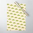 Rainbow colored dinosaur (stegosaurus) Wrapping Paper Gallery Image 1