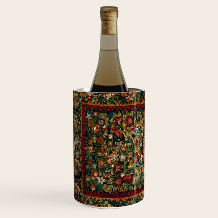 Medieval Unicorn Midnight Floral Garden Wine Chiller Gallery Image 2