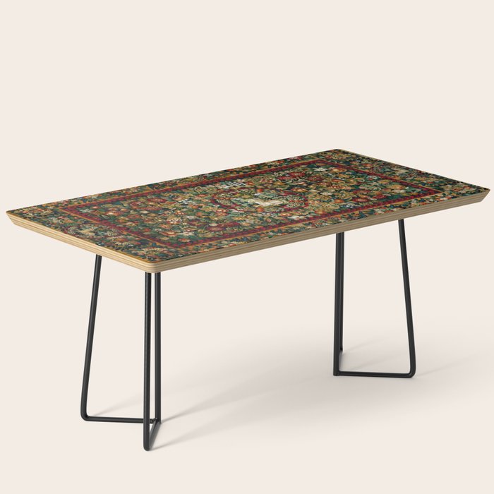 Medieval Unicorn Midnight Floral Garden Coffee Table Gallery Image 1