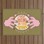 I See Voting in Your Future Outdoor Rug Gallery Image 1