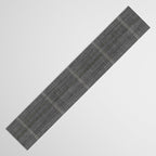 Woven Stripe in Charcoal Table Runner Gallery Image 3