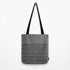Woven Stripe in Charcoal Tote Bag Gallery Image 2