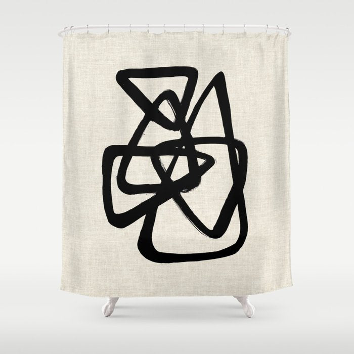 A Family Of Five Shower Curtain Gallery Image 1