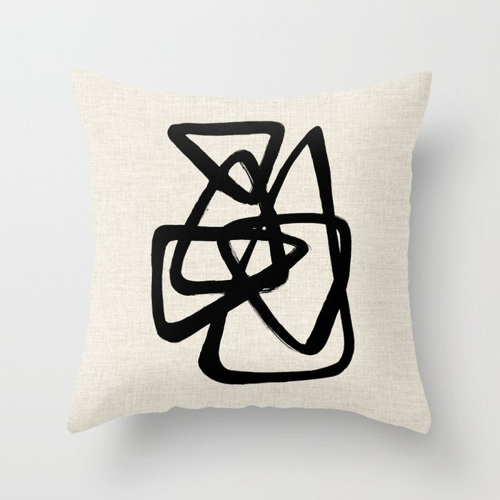 A Family Of Five Throw Pillow Gallery Image 6