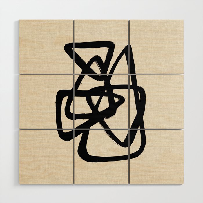 A Family Of Five Wood Wall Art Gallery Image 1