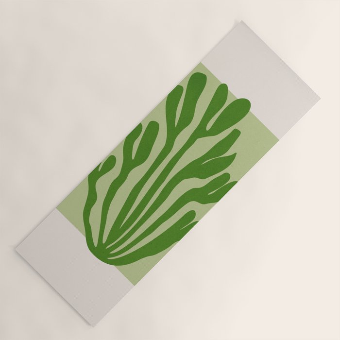La Palma & Sage: Matisse Paper Leaf Cutouts 03 Yoga Mat Gallery Image 1