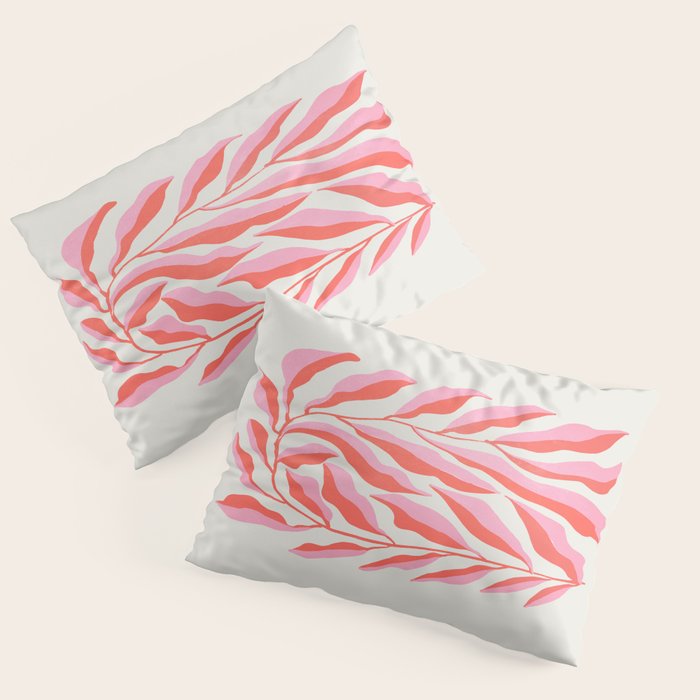 Ferns: Peach Matisse Edition Pillow Sham Gallery Image 3