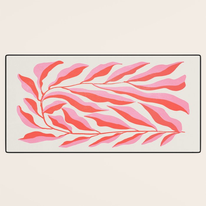 Ferns: Peach Matisse Edition Desk Mat Gallery Image 3