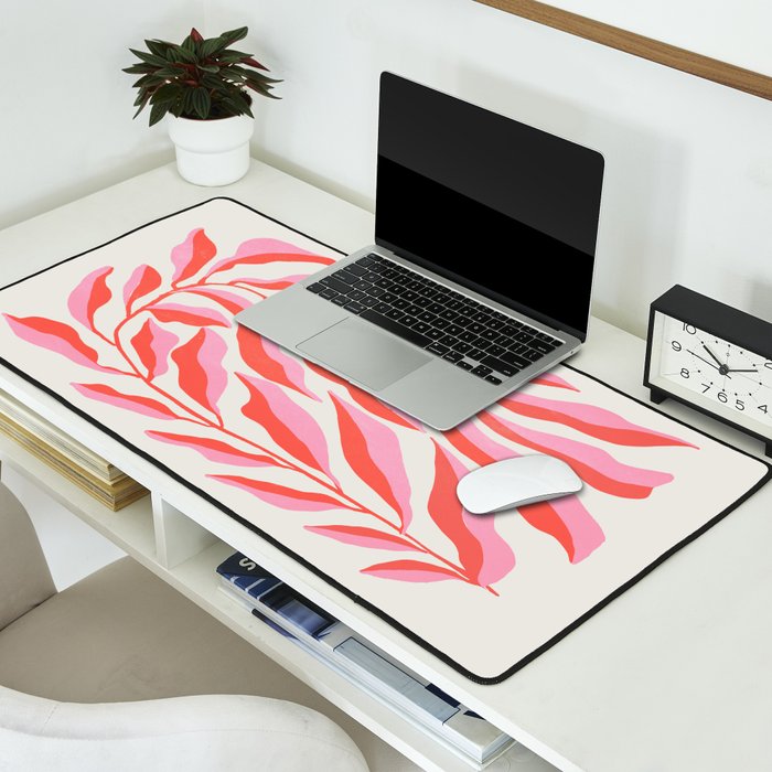 Ferns: Peach Matisse Edition Desk Mat Gallery Image 2