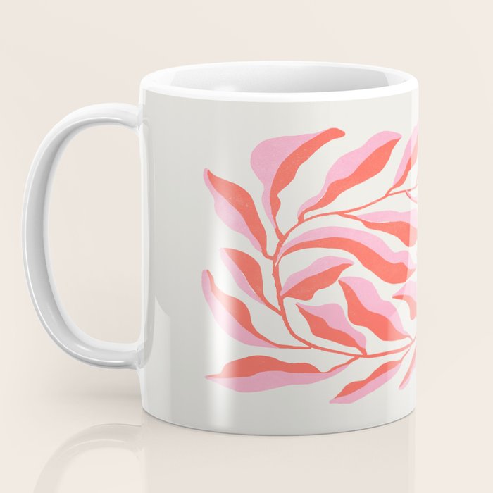 Ferns: Peach Matisse Edition Coffee Mug Gallery Image 3