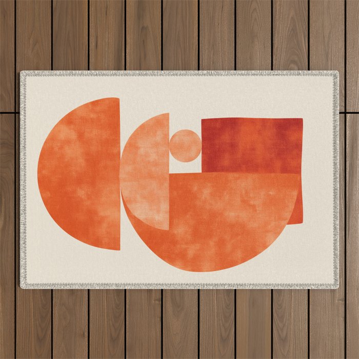 Desert Shapes II Outdoor Rug Gallery Image 1