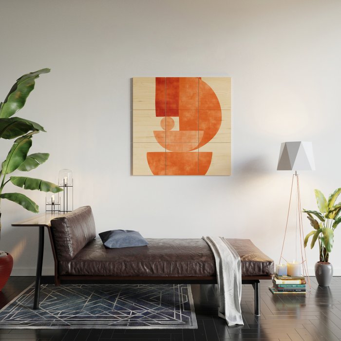 Desert Shapes II Wood Wall Art Gallery Image 2