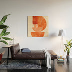 Desert Shapes II Wood Wall Art Gallery Image 2
