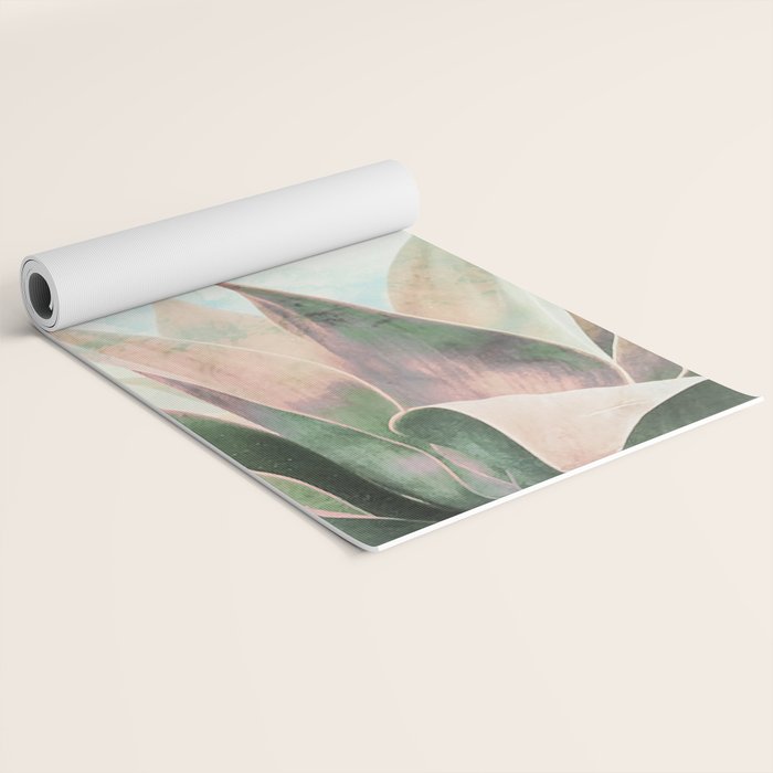 Landscape plant paint Yoga Mat Gallery Image 2