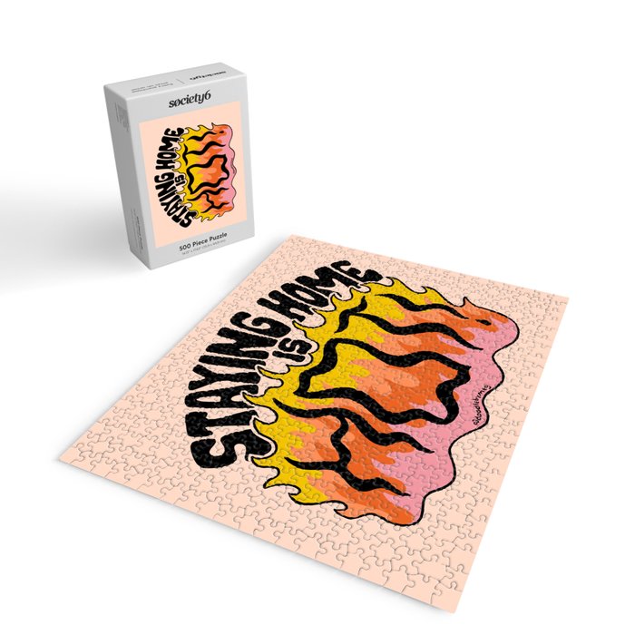Staying Home Is Hot Jigsaw Puzzle Gallery Image 2