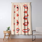 Lips III Window Curtain Gallery Image 5