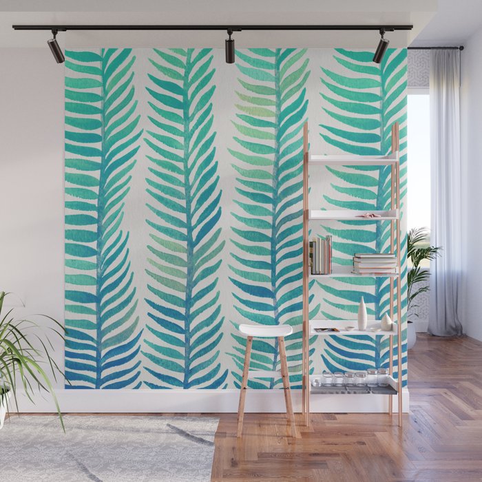 Seafoam Seaweed Wall Mural Gallery Image 1