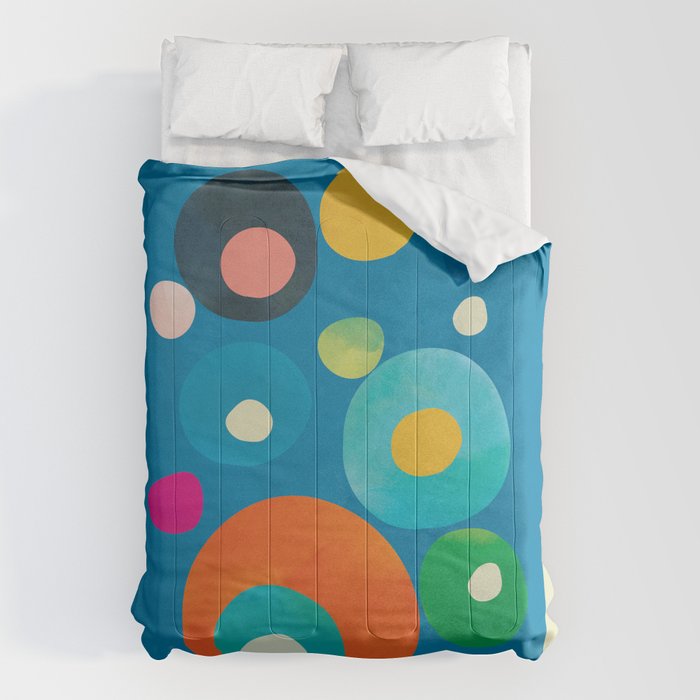Mid-Century Abstract Balance 14 Comforter Gallery Image 6