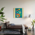 Mid-Century Abstract Balance 14 Wood Wall Art Gallery Image 2