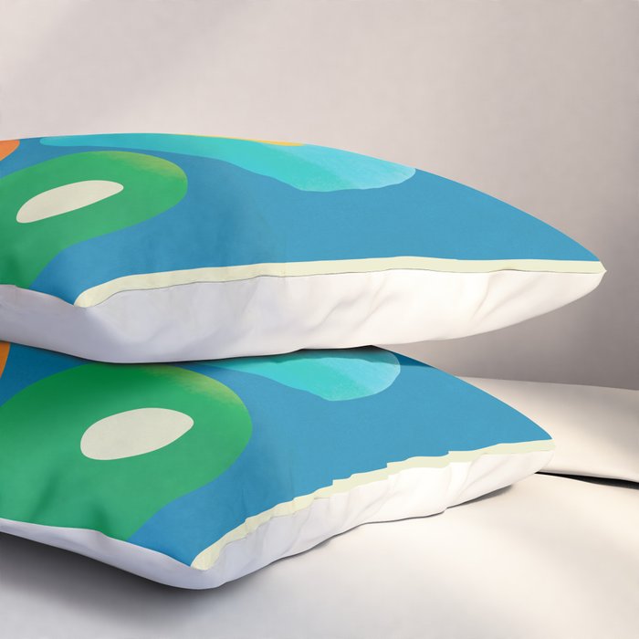Mid-Century Abstract Balance 14 Pillow Sham Gallery Image 3