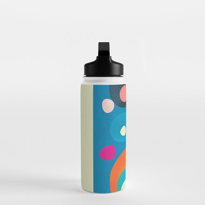 Mid-Century Abstract Balance 14 Water Bottle Gallery Image 3