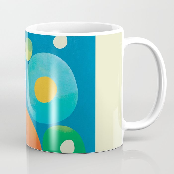Mid-Century Abstract Balance 14 Coffee Mug Gallery Image 1