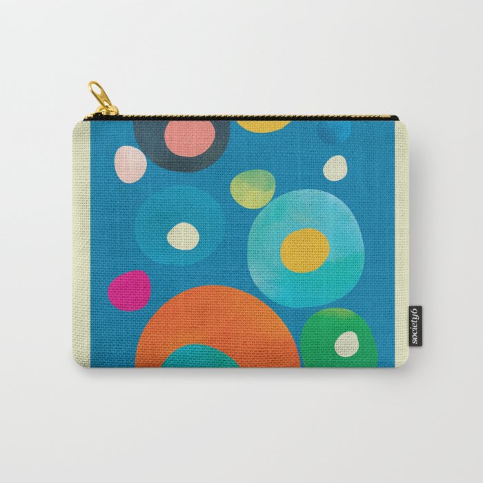 Mid-Century Abstract Balance 14 Carry All Pouch Gallery Image 1