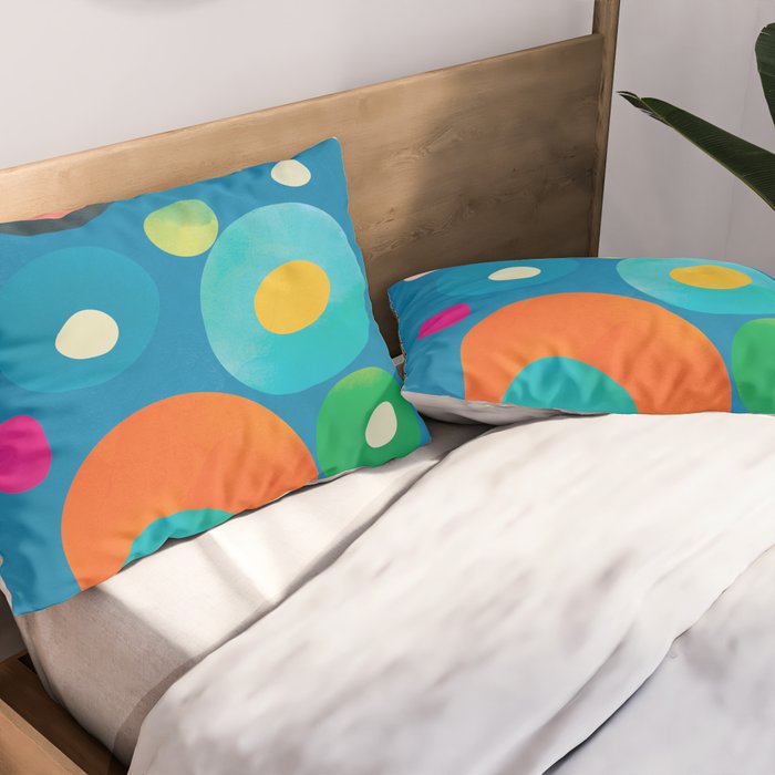 Mid-Century Abstract Balance 14 Pillow Sham Gallery Image 2