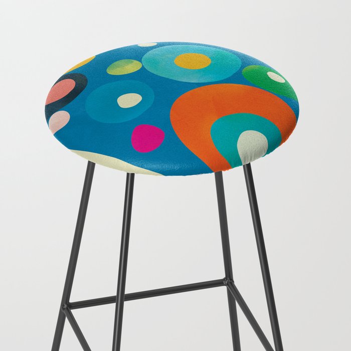 Mid-Century Abstract Balance 14 Stool Gallery Image 2
