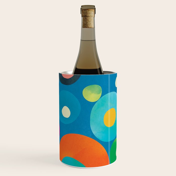 Mid-Century Abstract Balance 14 Wine Chiller Gallery Image 1