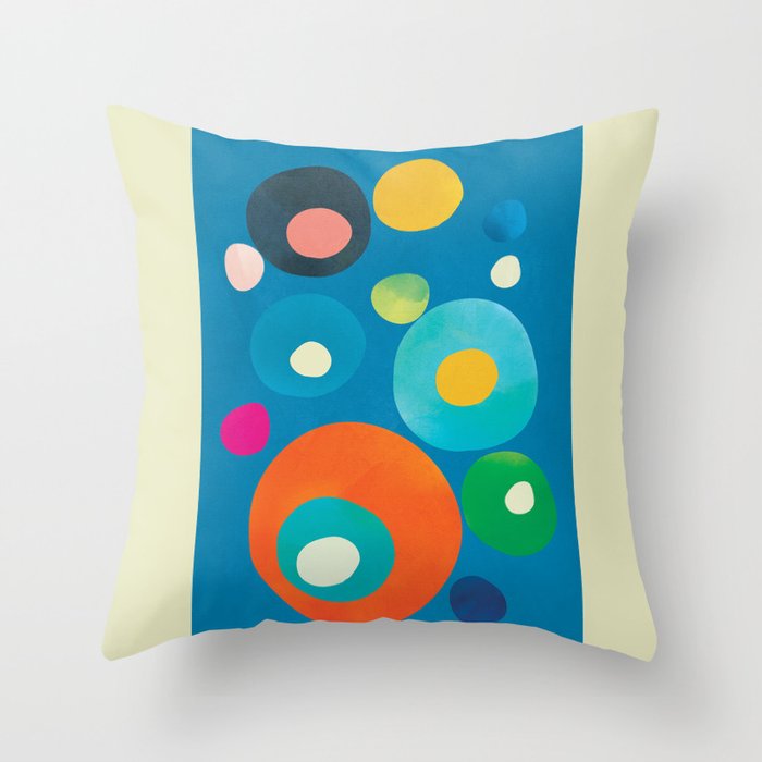 Mid-Century Abstract Balance 14 Throw Pillow Gallery Image 6
