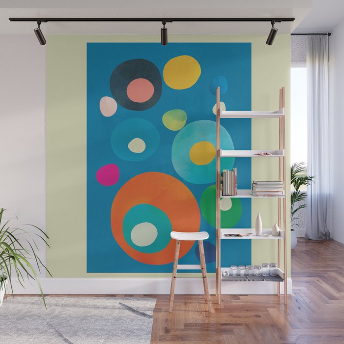 Mid-Century Abstract Balance 14 Wall Mural Gallery Image 1